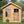 Load image into Gallery viewer, chalet summer house close up front view
