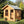 Load image into Gallery viewer, chalet summer house side view with plants