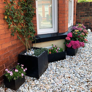 Flamingo Pebbles Garden Design in
