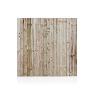 Premium Feather Edge Fence Panel - Green Pressure Treated - Buckley Topsoil & Landscape Supplies in