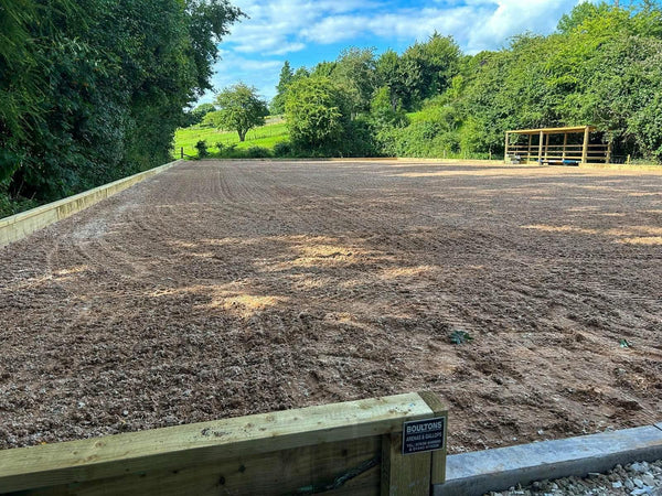 Equestrian Fibre Sand Arena Surfaces Loose Tipped