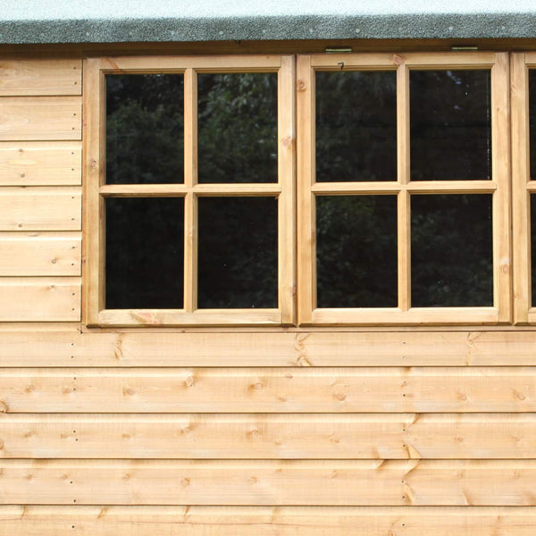 heavy duty apex garden shed windows