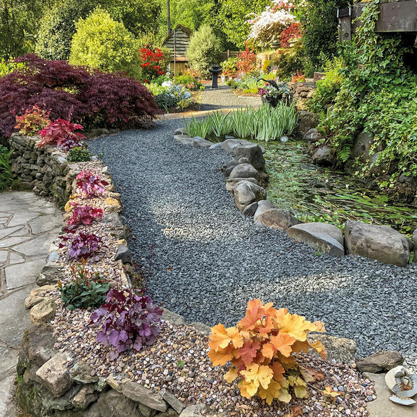 Black Basalt 14mm Garden Path 