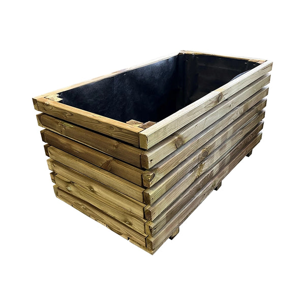 Contemporary Slatted Planters