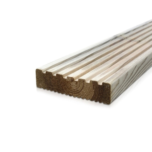 Timber Decking Board Standard Grooves