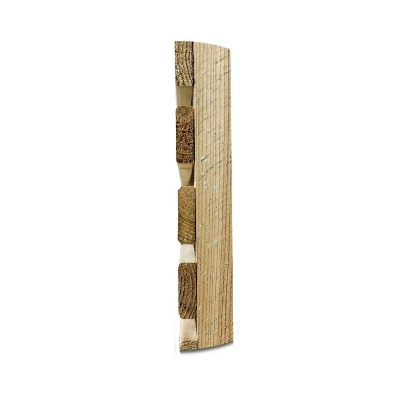 fence panels slatted single sided 8