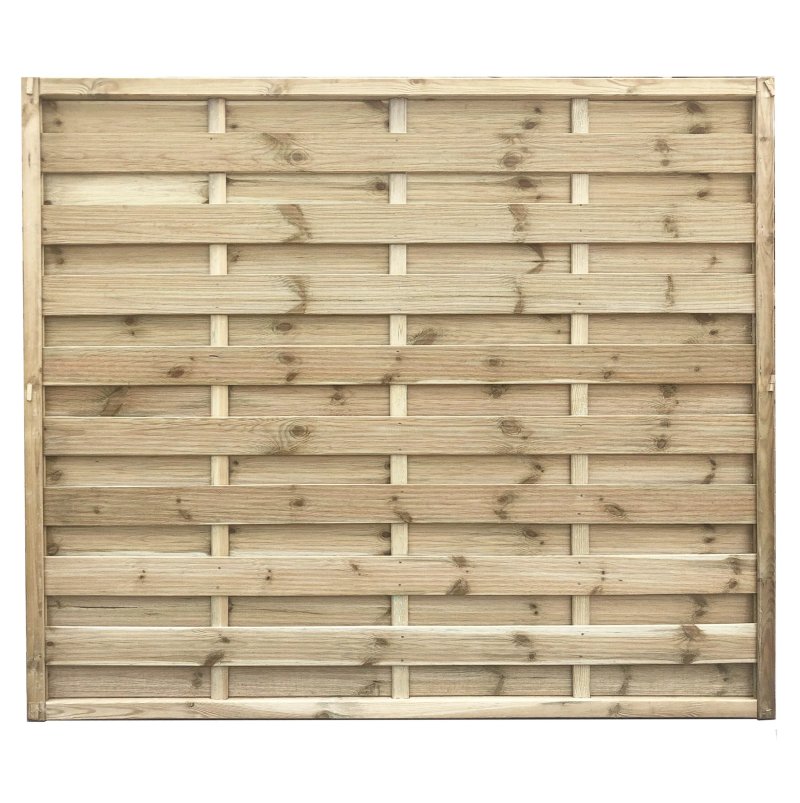 square horizontal fence panel 9