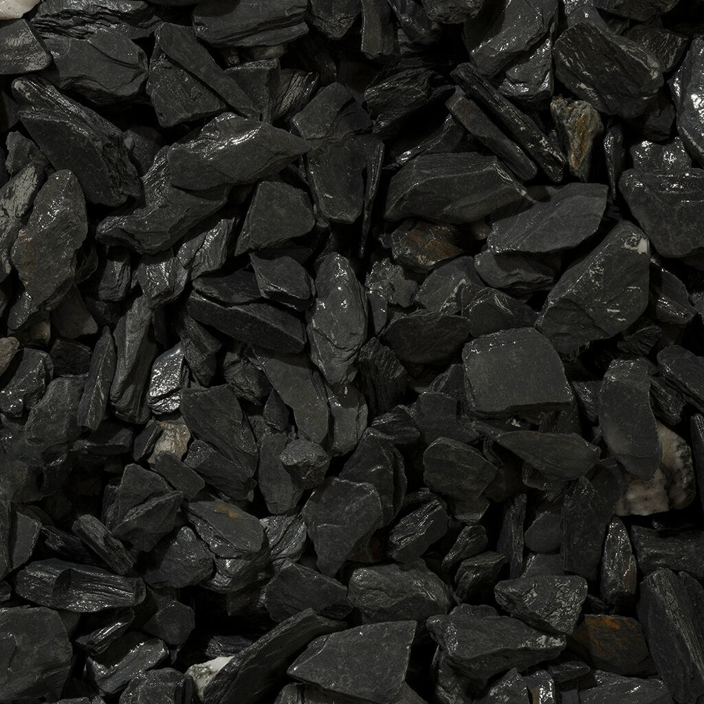 Charcoal Black Slate 20mm | 850kg Bulk Bag