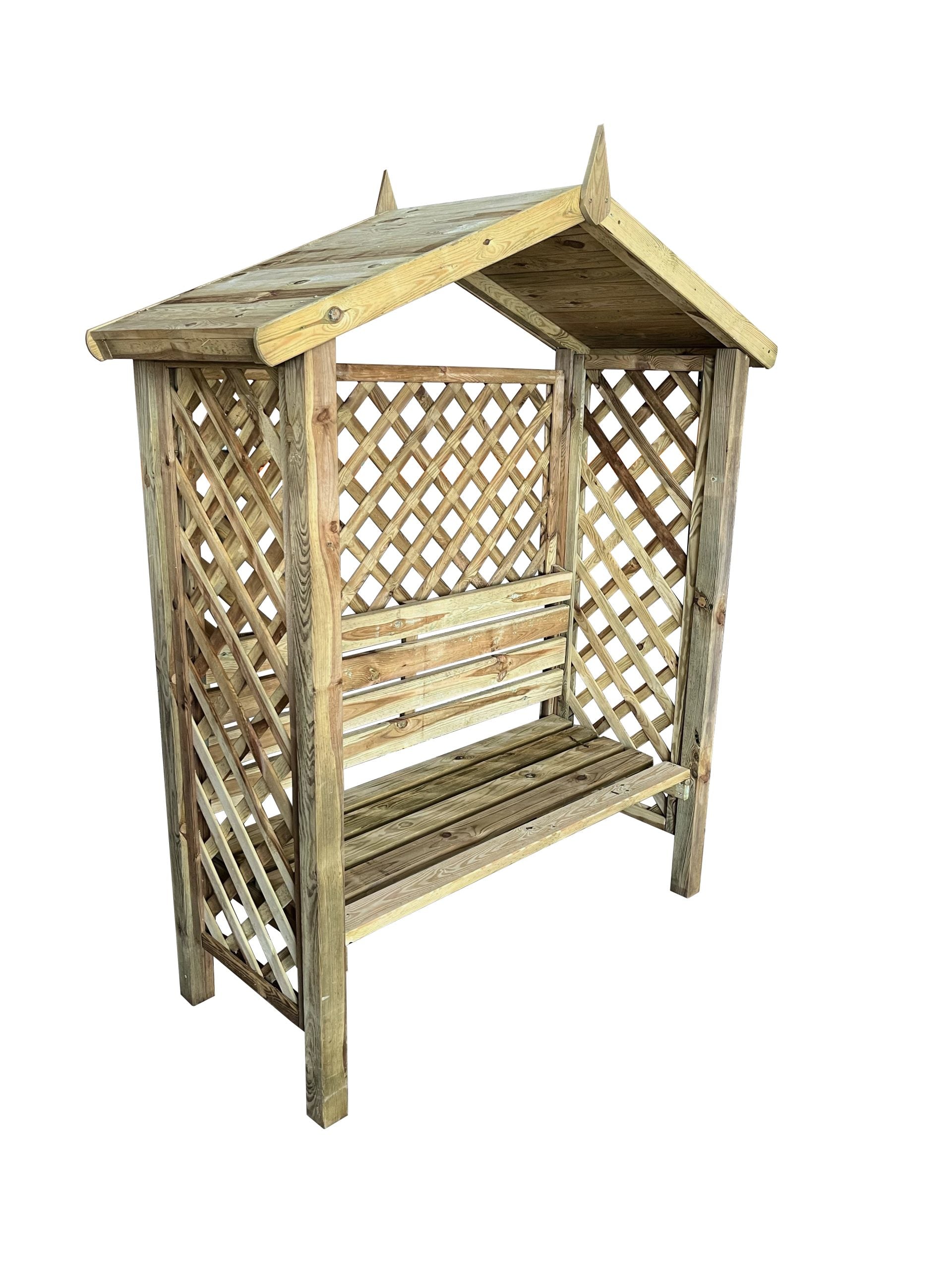 Cheltenham Arbour 1.98m x 1.71m x 0.71m