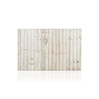 Fully Framed Closeboard Feather Edge Fence Panels Green Pressure Treated