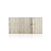 Fully Framed Closeboard Feather Edge Fence Panels Green Pressure Treated