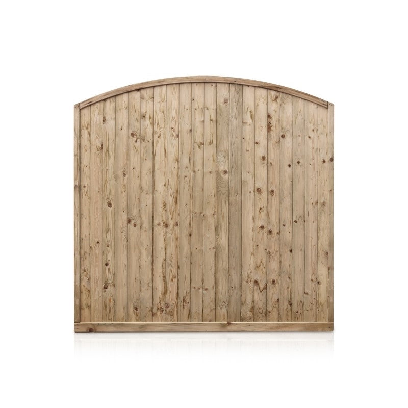 Arched Tongue and Groove Fence Panels