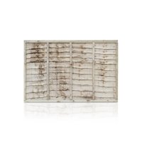 Traditional Waney Lap Fence Panels Pressure Treated